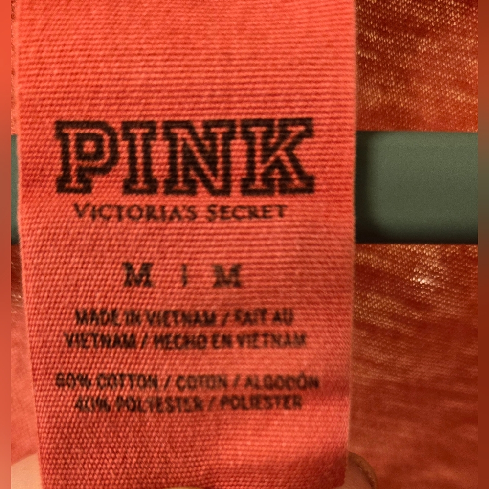 Victoria's Secret PINK Tank Top USA is Bae Red White Blue Women's M 4th of July - Picture 3 of 4